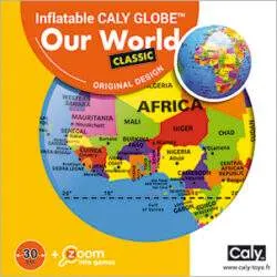 30cm Inflatable Political Globe by Caly Toys