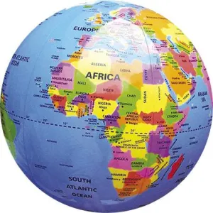 30cm Inflatable Political Globe by Caly Toys