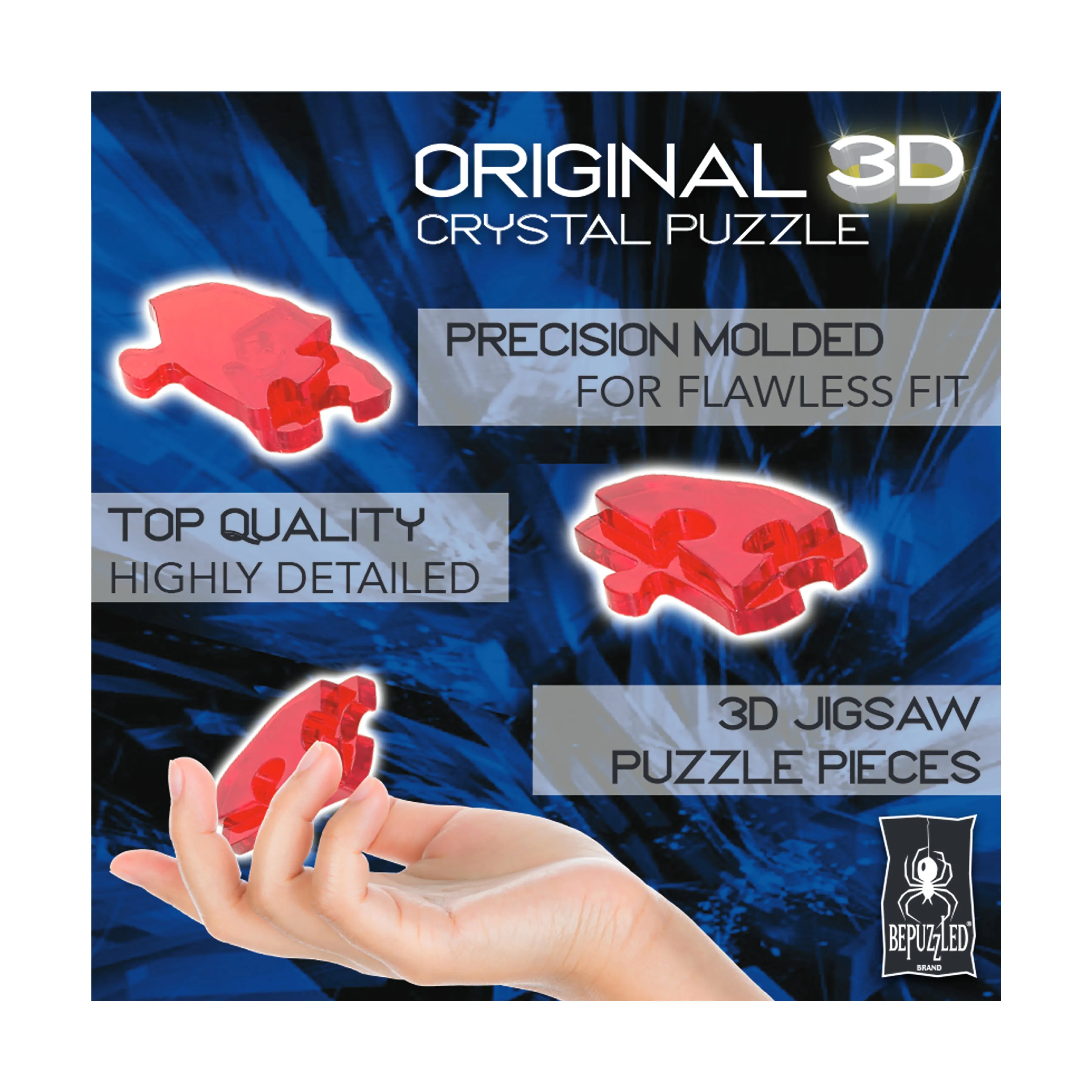 3D Crystal Puzzle - Marvel Iron Man: 37 Pcs