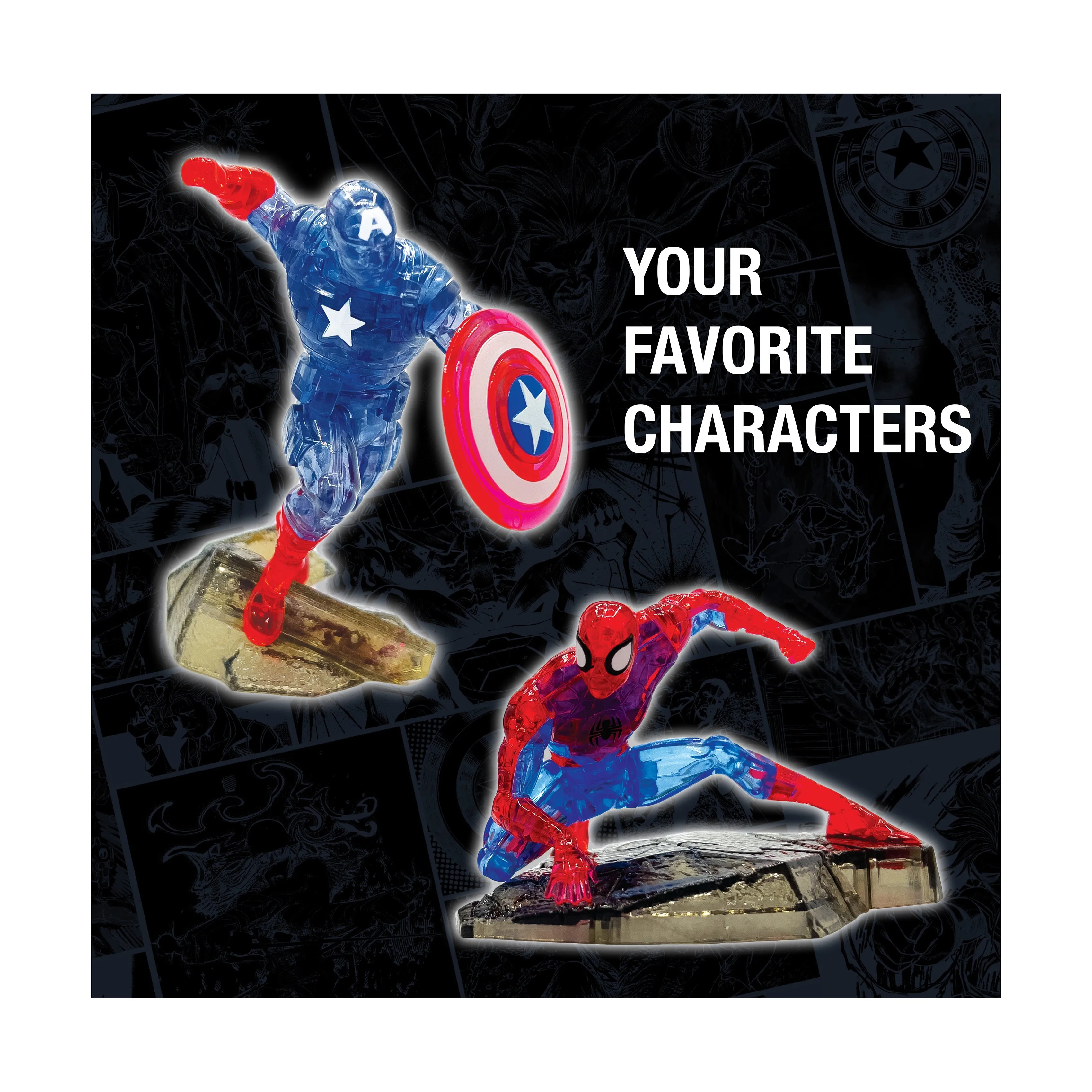 3D Crystal Puzzle - Marvel Iron Man: 37 Pcs
