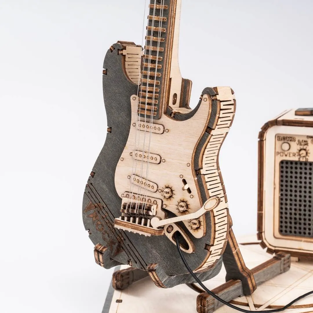 3D DIY Electric Guitar Puzzle | Kidstoylover