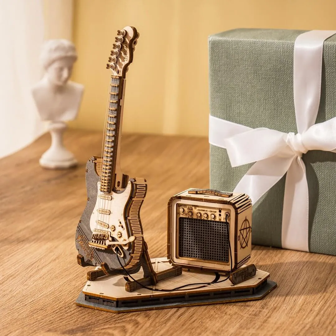 3D DIY Electric Guitar Puzzle | Kidstoylover