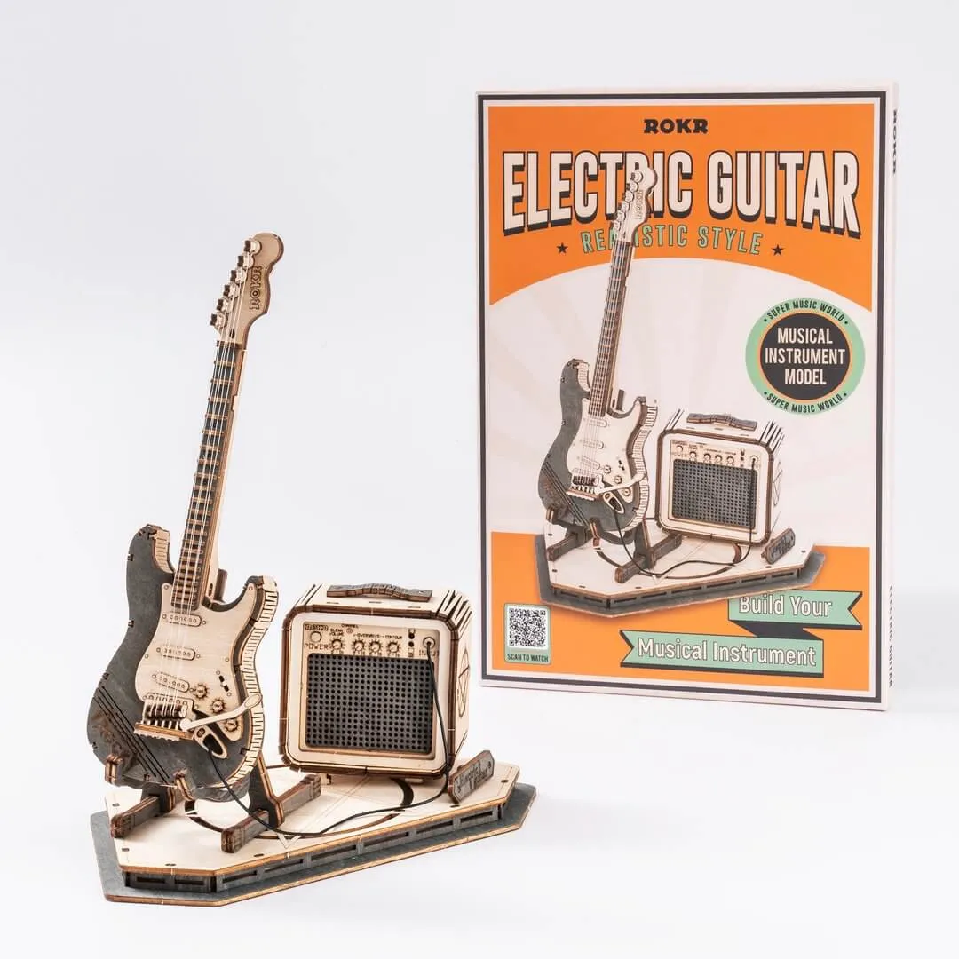 3D DIY Electric Guitar Puzzle | Kidstoylover