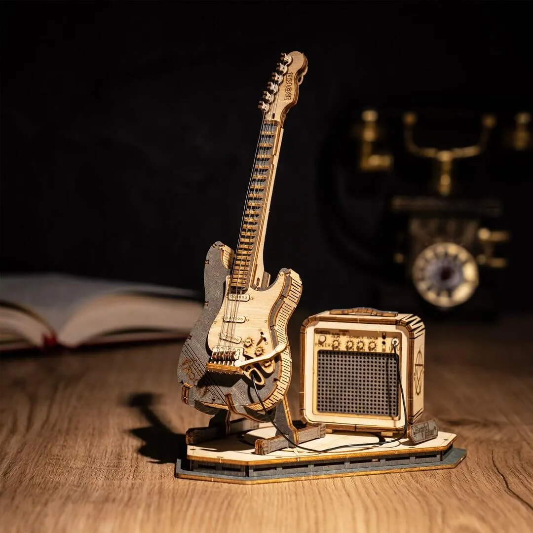 3D DIY Electric Guitar Puzzle | Kidstoylover