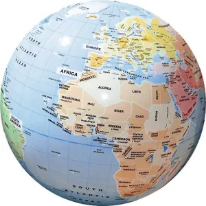 42cm Inflatble Political Globe by Caly Toys