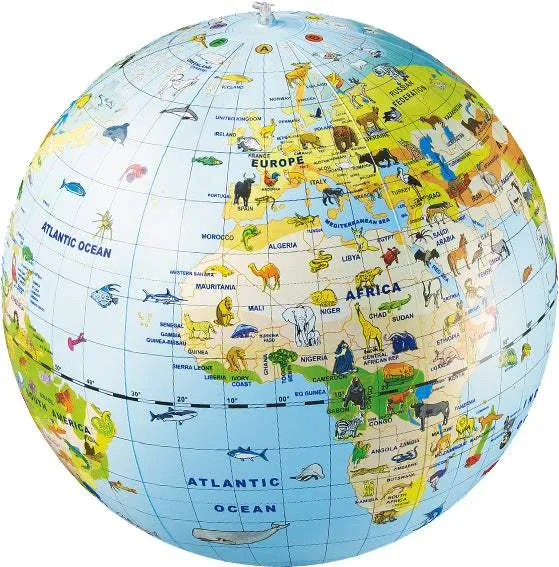 50cm Inflatable Animal Globe by Caly Toys