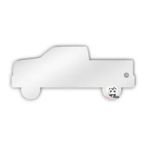 Acrylic Blank Clear Pick-Up Truck 70x30x2mm