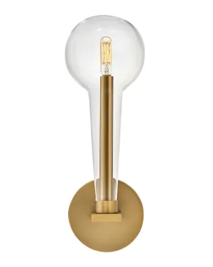 Alchemy LED Wall Sconce in Lacquered Brass