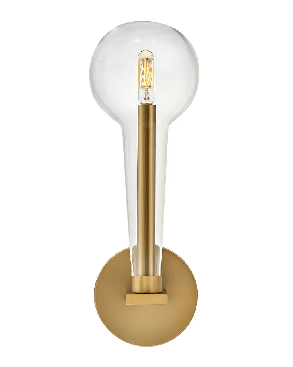 Alchemy LED Wall Sconce in Lacquered Brass