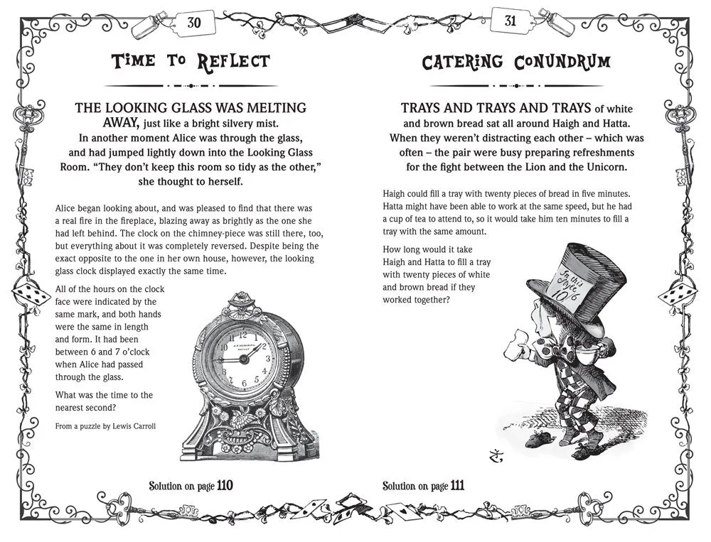 Alice's Puzzles: A Frabjous Puzzle Challenge