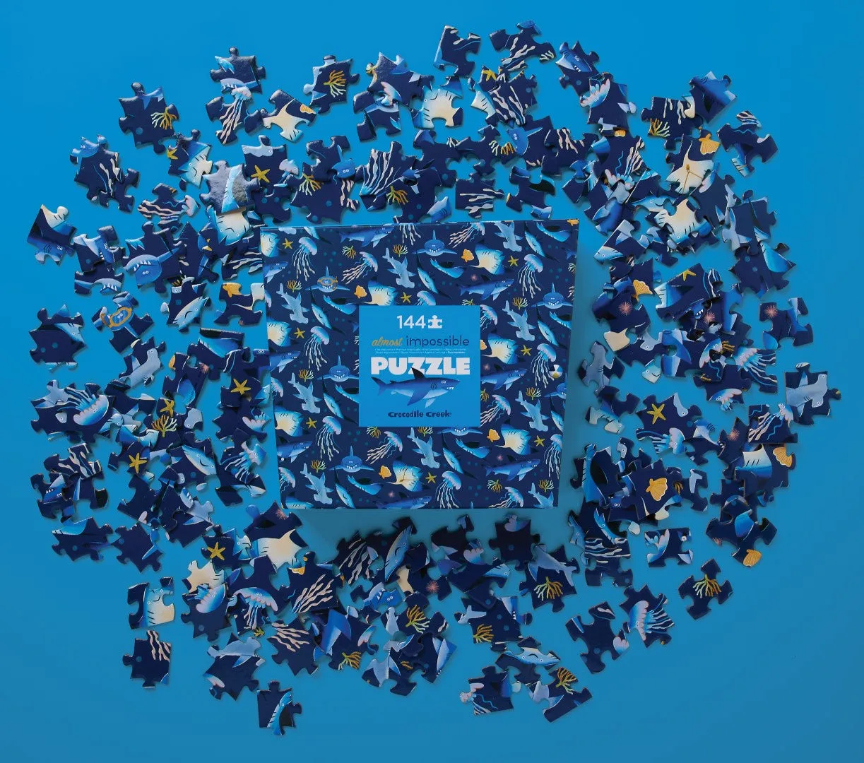 Almost Impossible Puzzle 144 Piece - Shark Reef