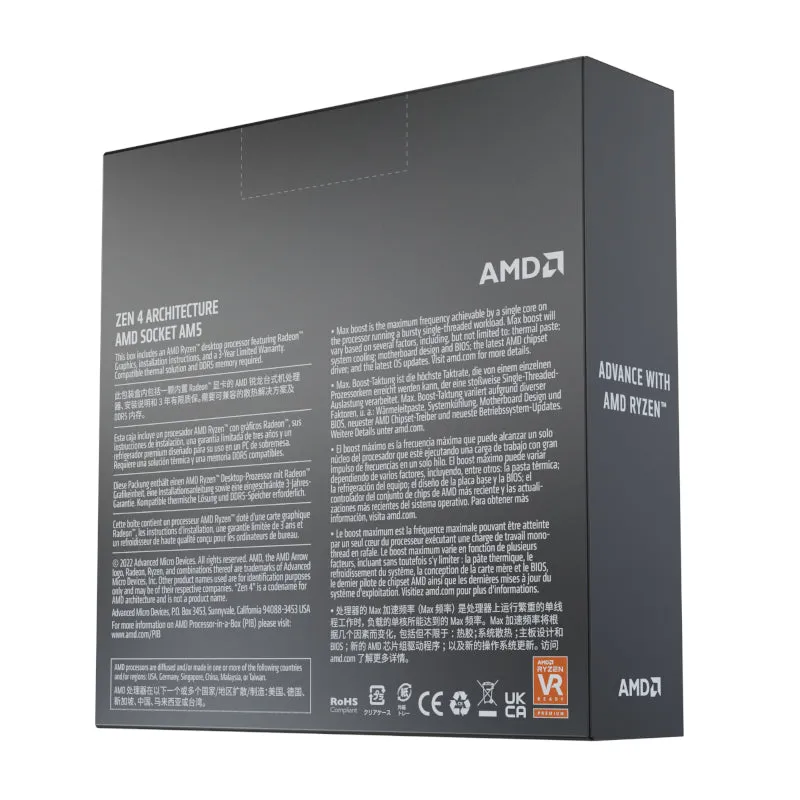 Amd Ryzen 7 7700X 8-Core 4.5Ghz Am5 Cpu