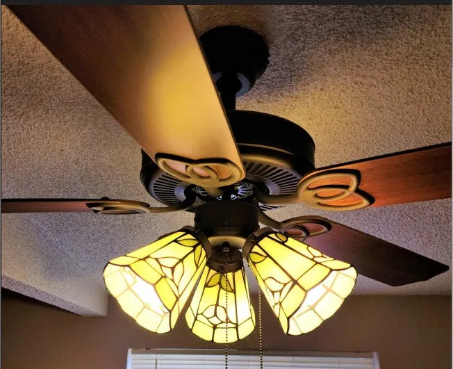 Angelo Brothers Company - Tiffany Bell Stained Glass Lamp Shade #81266