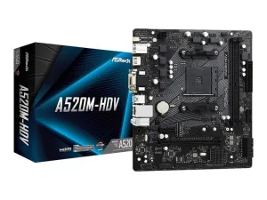 Asrock A520m-Hdv - Motherboard - Micro Atx - Socket Am4 - Amd A520
