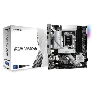 Asrock Mainboard B760m Pro Rs/D4 - Micro-Atx - Socket Intel 1700 - Intel B760