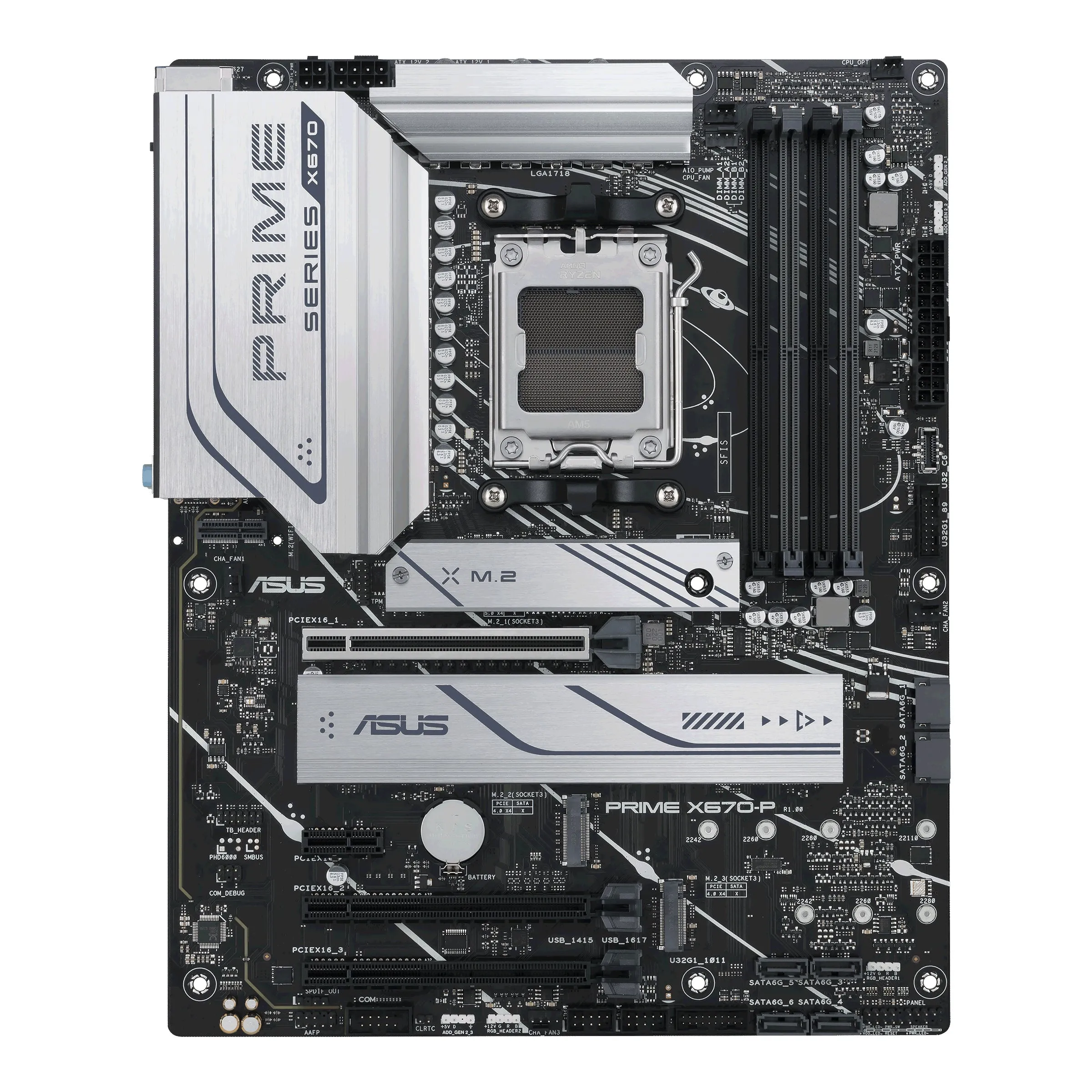 Asus Mainboard Prime X670-P-Csm - Atx - Socket Am5 - Amd X670