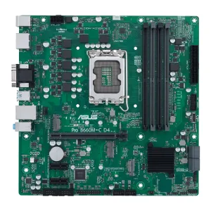 Asus Mainboard Pro B660m-C D4-Csm - Micro-Atx - Sockel Intel 1700 - B660