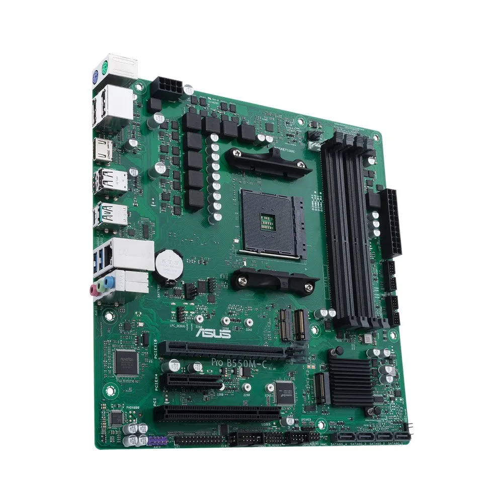 Asus Pro B550m-C/Csm - Motherboard - Micro Atx - Socket Am4 - Amd B550