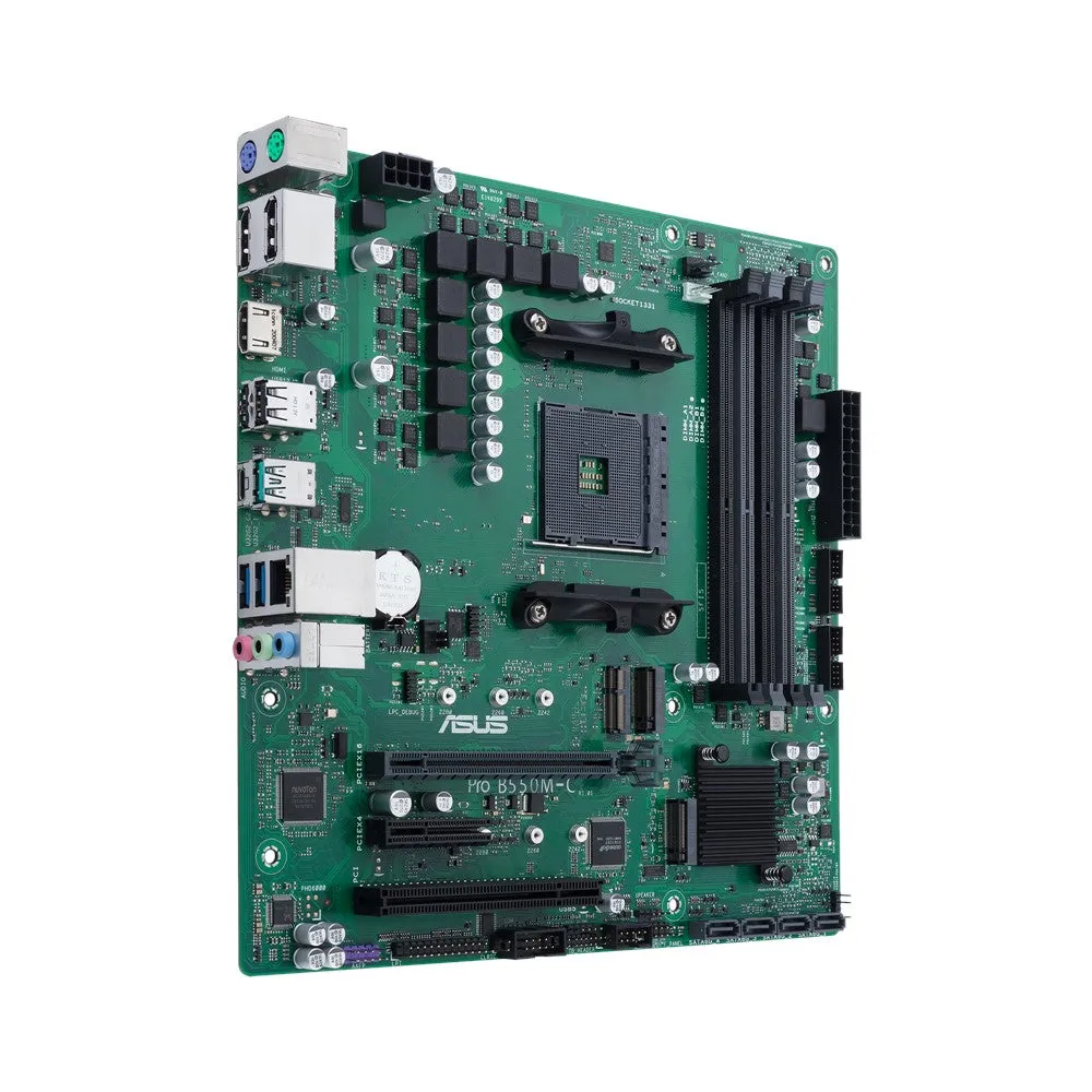 Asus Pro B550m-C/Csm - Motherboard - Micro Atx - Socket Am4 - Amd B550