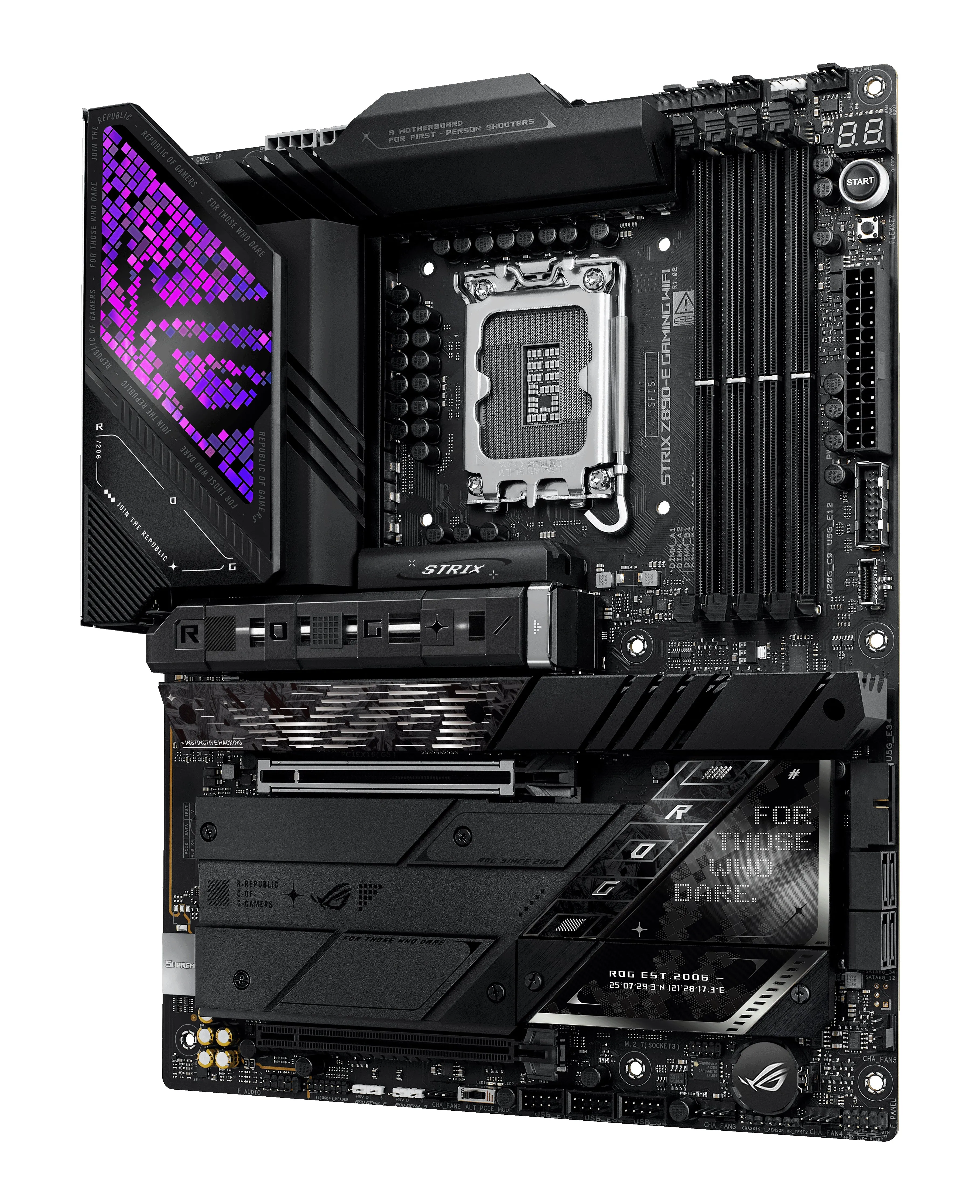 Asus Rog Strix Z890-E Gaming Wifi - Motherboard - Atx - Lga1851 Socket - Z890