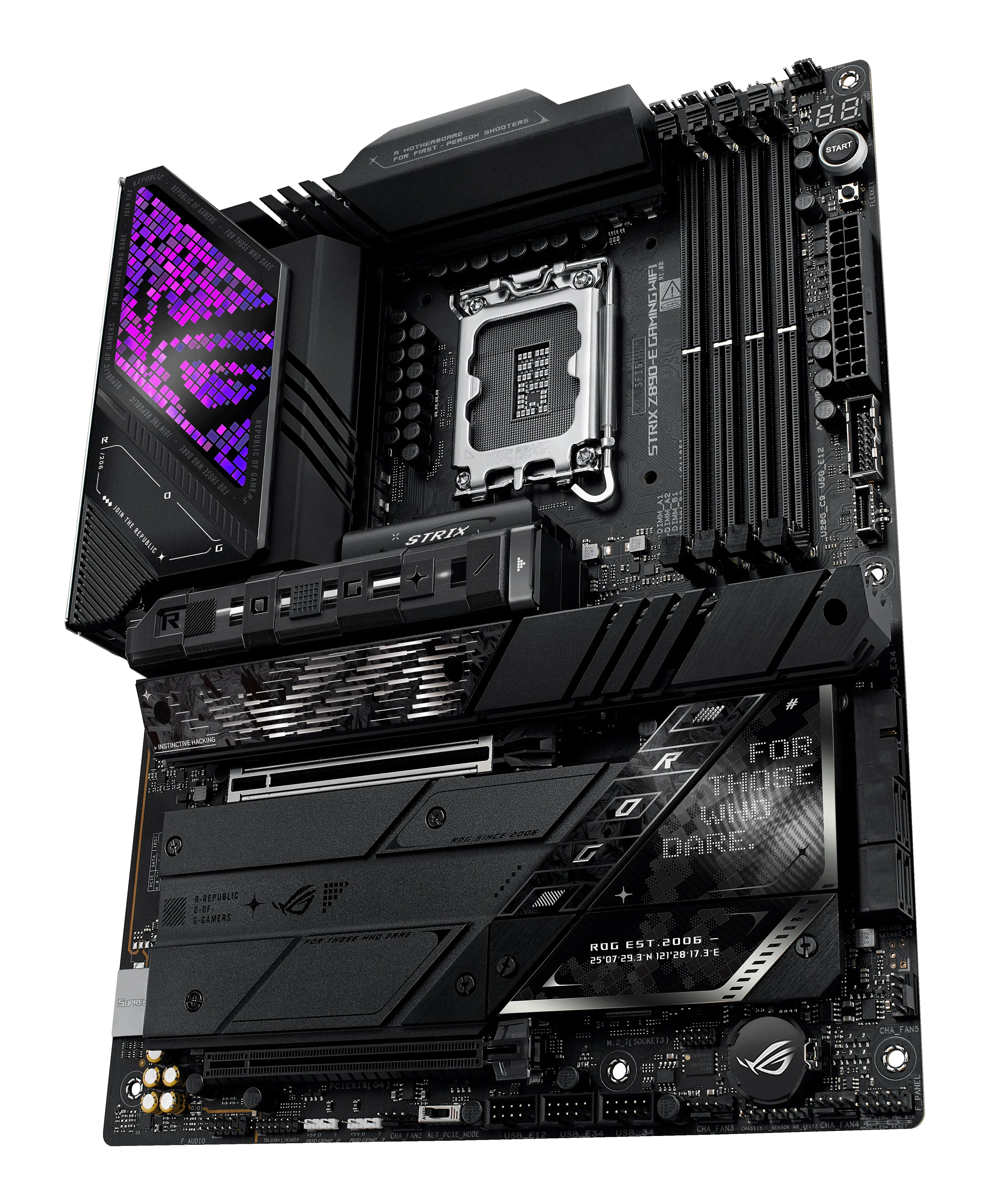 Asus Rog Strix Z890-E Gaming Wifi - Motherboard - Atx - Lga1851 Socket - Z890