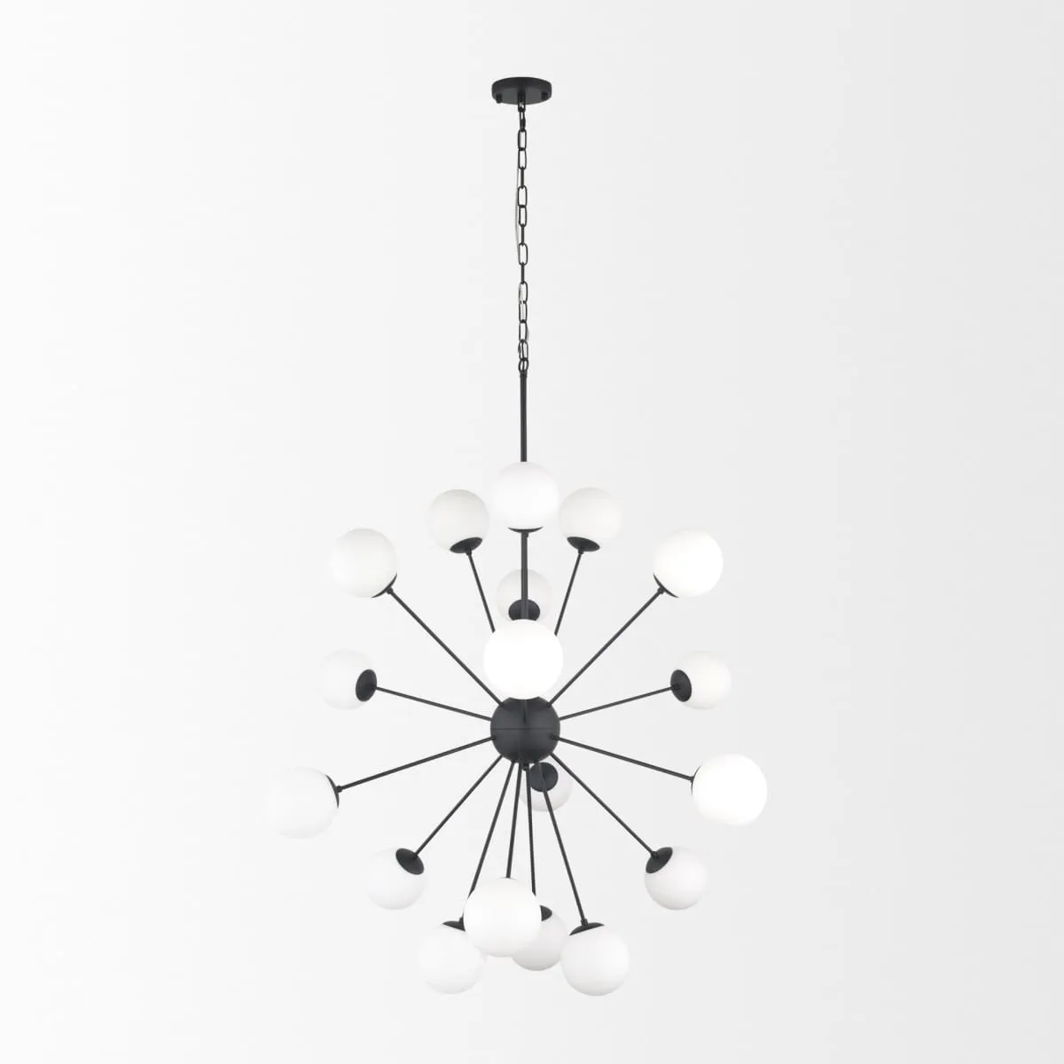 Barbara Chandelier Matte Black | 18 Light