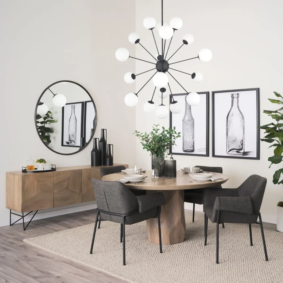 Barbara Chandelier Matte Black | 18 Light