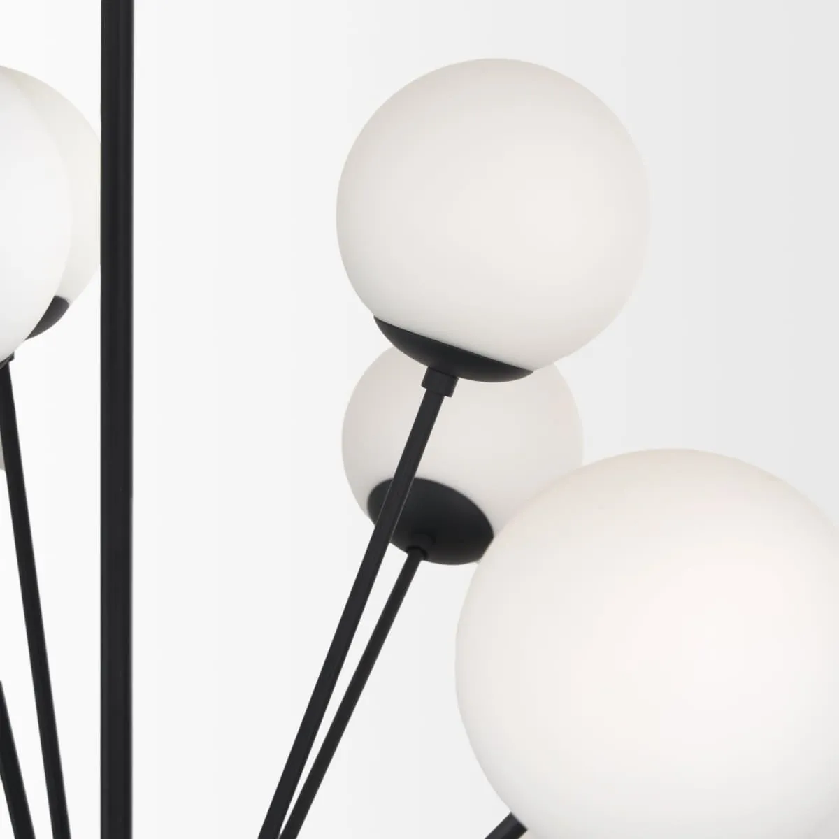 Barbara Chandelier Matte Black | 18 Light