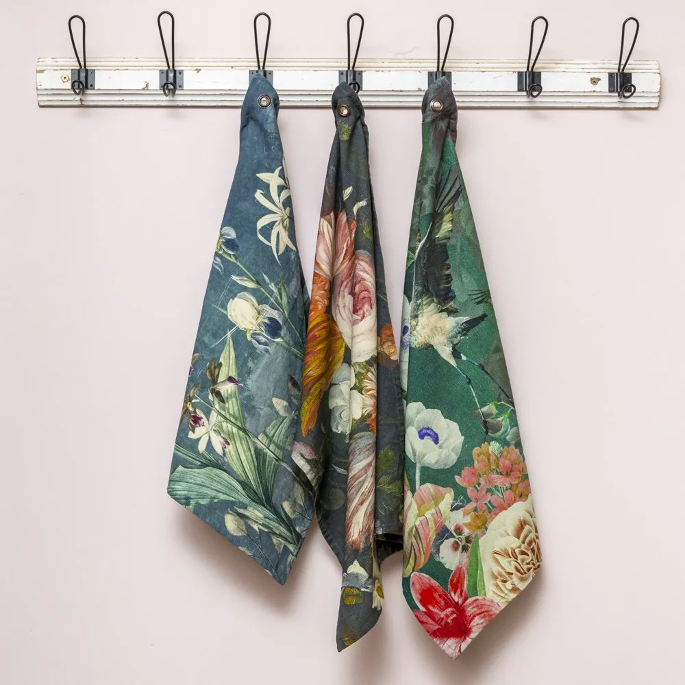 Bearded Iris Tea towel