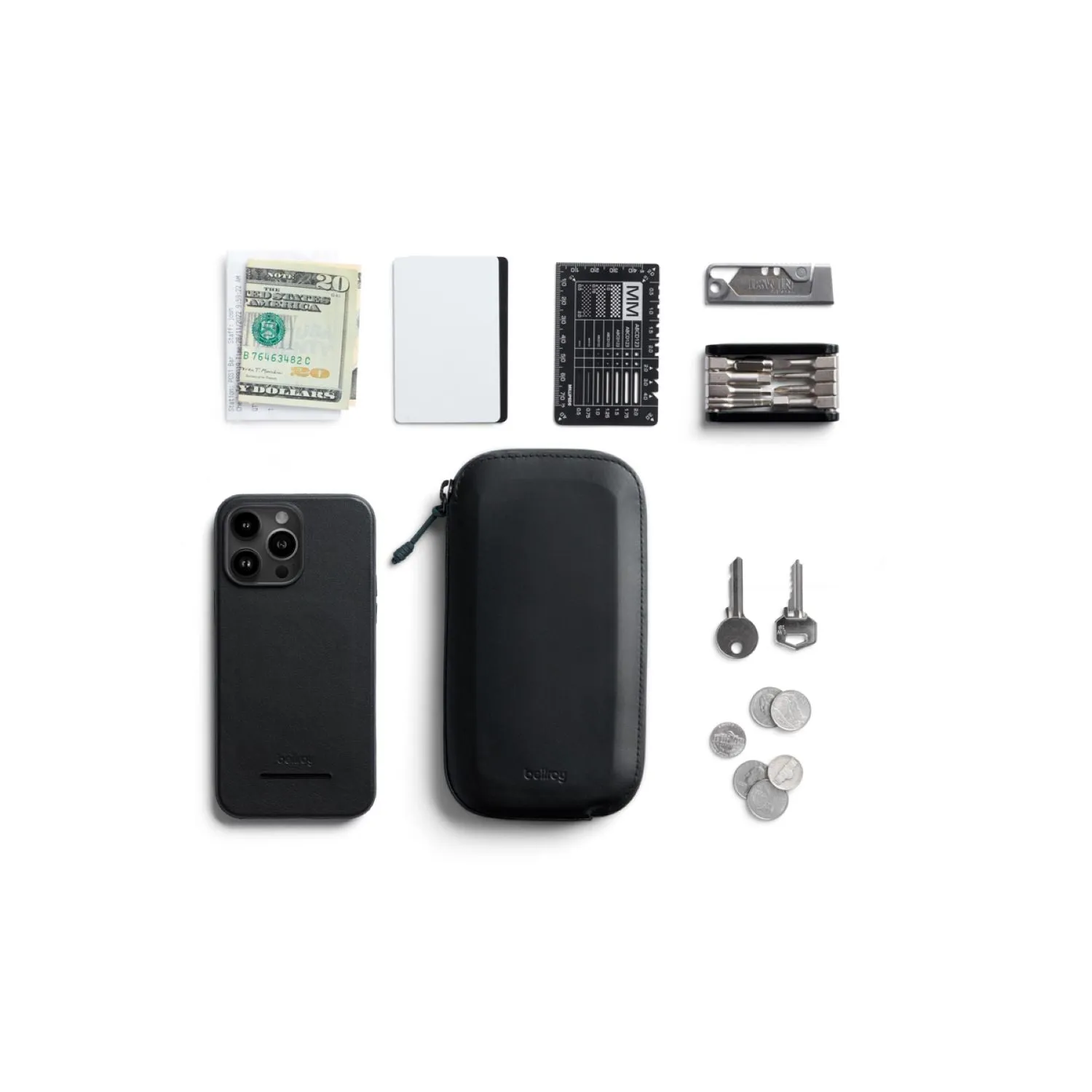 Bellroy All Conditions Phone Pocket Plus Leather