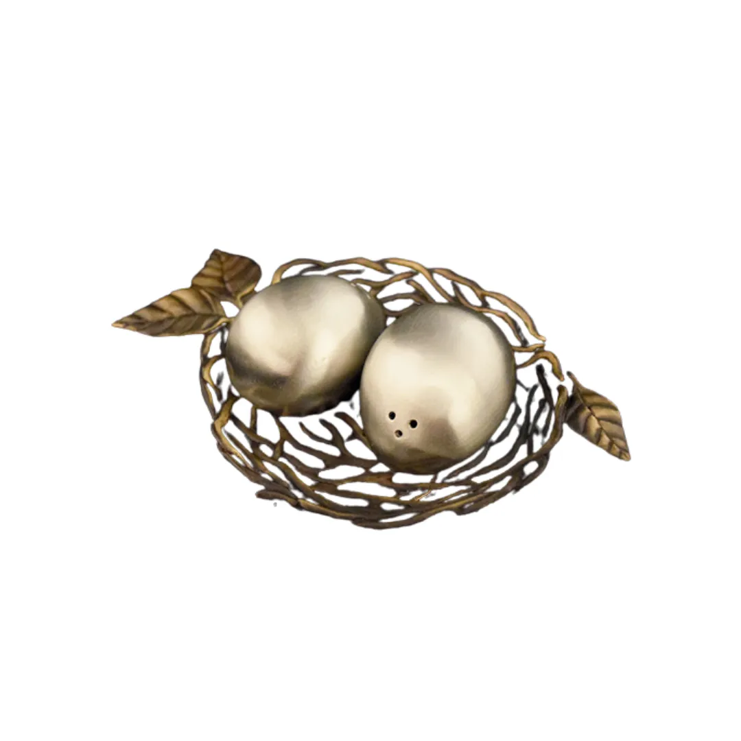 Birds Nest With Eggs Salt and Pepper Shakers