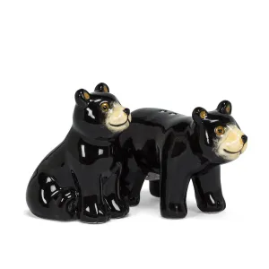 Black Bears Salt & Pepper Shakers