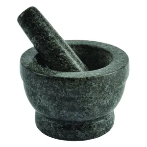 Black Marble Mortar and Pestle Set