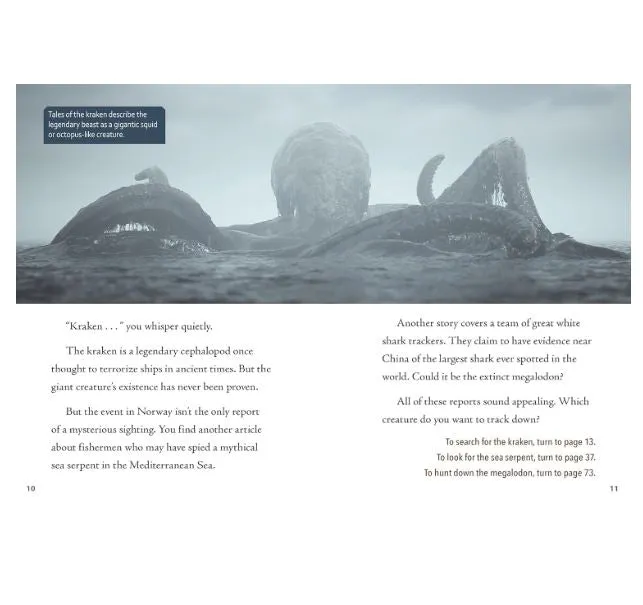 Book - Can You Catch the Kraken?: An Interactive Monster Hunt (You Choose: Monster Hunter)