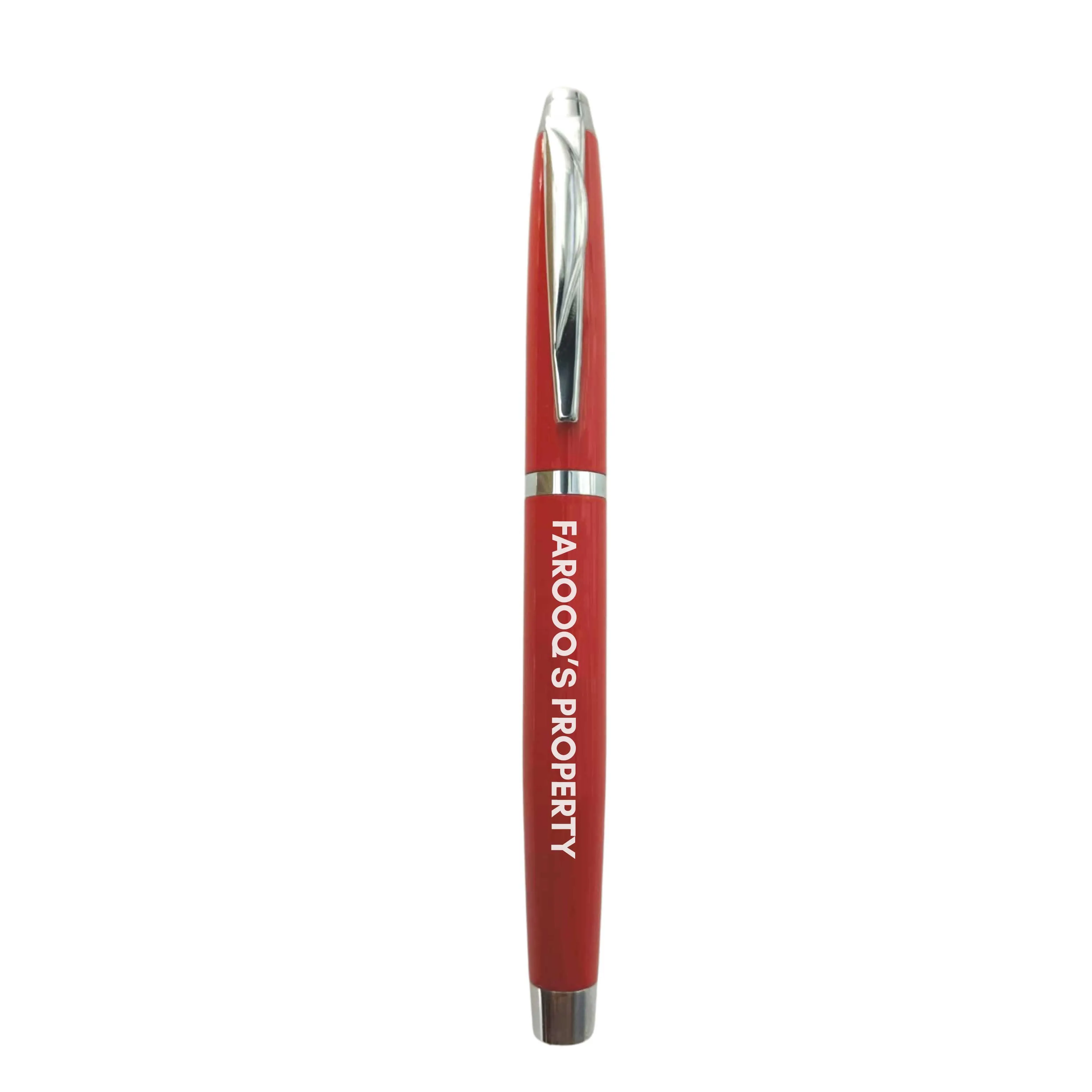 Custom Pen With Name Engraved Promotional Pens Corporate Gifts (Red) - Add name