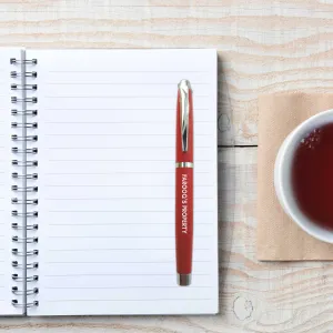 Custom Pen With Name Engraved Promotional Pens Corporate Gifts (Red) - Add name
