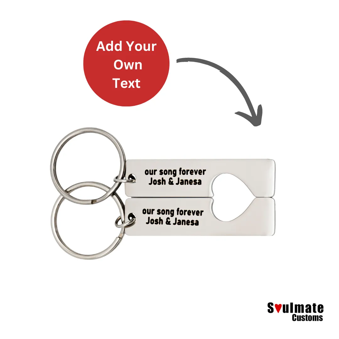 Custom Soulmate© Matching Keychain