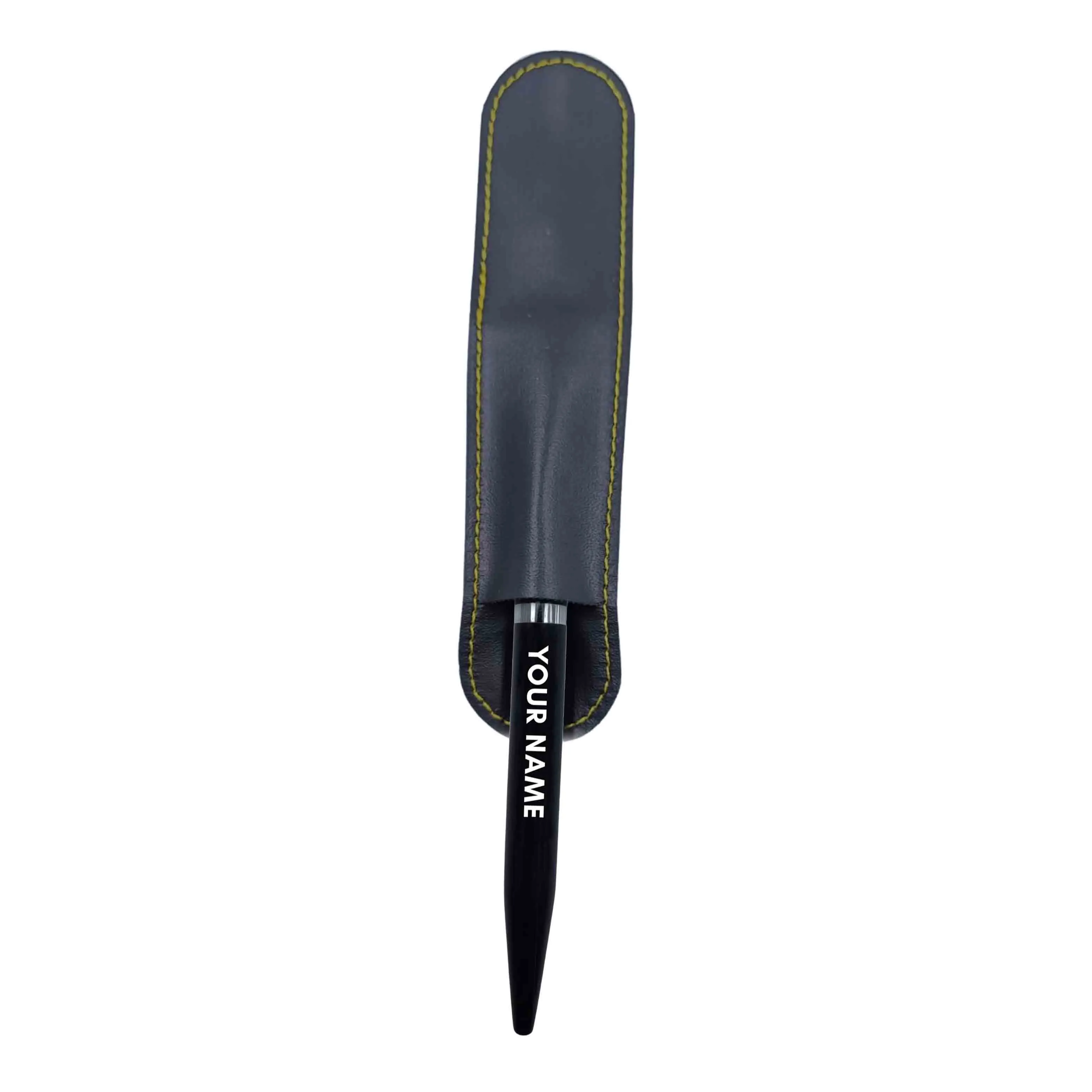 Customized Name Printed Pen Engraved Corporate Gifts for Office ( Black)  - Name
