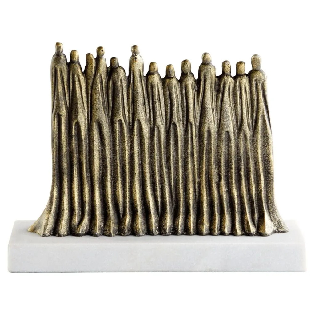 Cyan Design 11507 Bravado Sculpture - Gold - Antique Brass