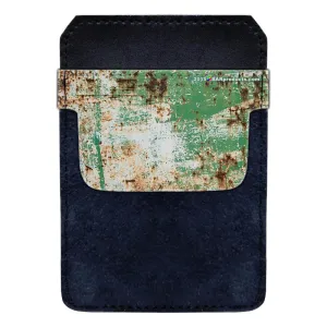DekoPokit™ Leather Bottle Opener Pocket Protector w/ Designer Flap - Rusty Grunge