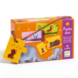 Djeco Puzzle Duo - Mom and Baby