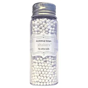 Doodlebug Shakers - Lily White Balls*