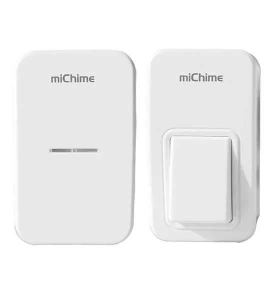 ERA miChime Batteryless Wireless Doorbell Chime and Kinetic Bell Push
