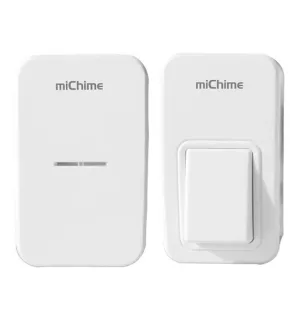 ERA miChime Batteryless Wireless Doorbell Chime and Kinetic Bell Push