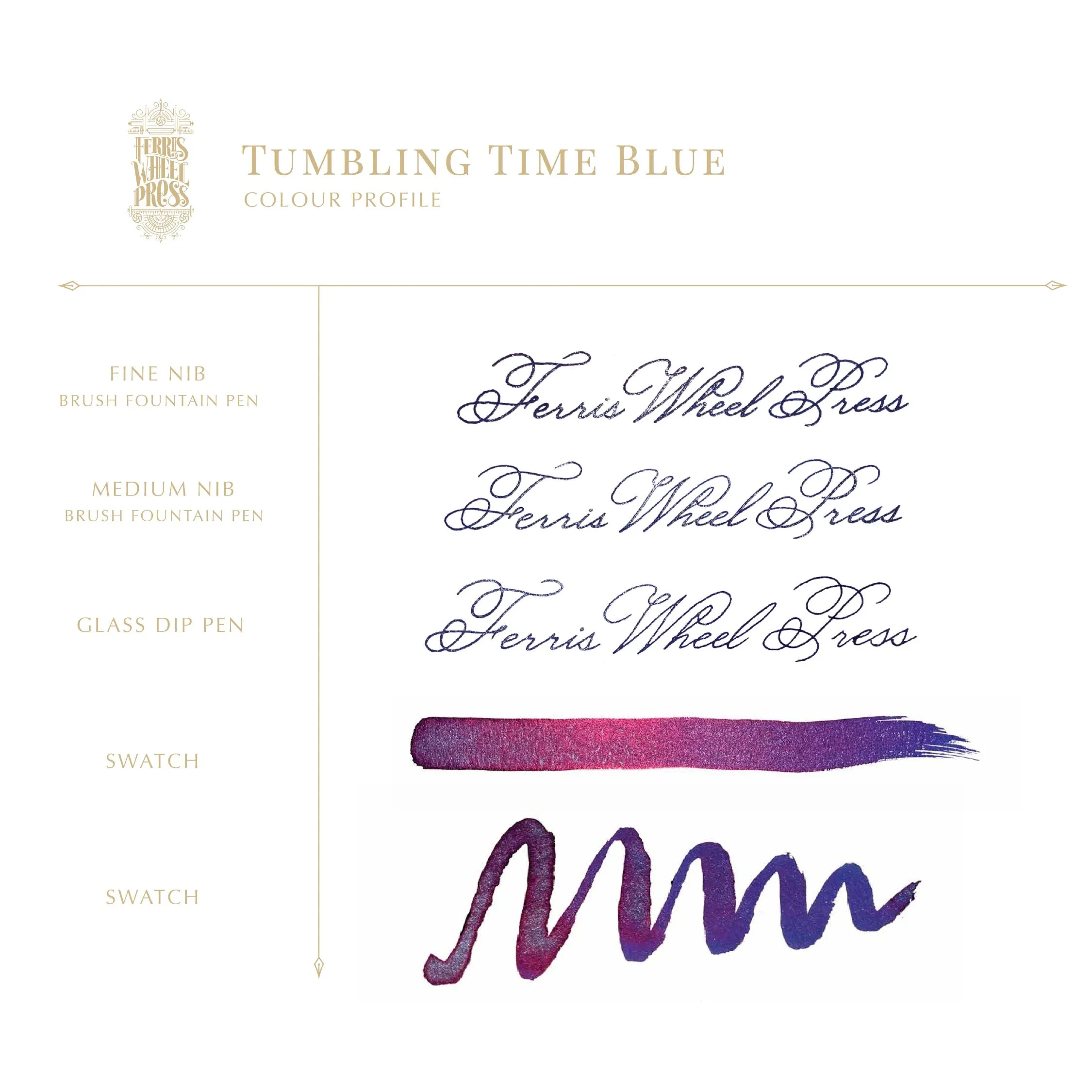 FerriTales™ Ferris Wheel Press | Down the Rabbit Hole | Tumbling Time Blue 20ml