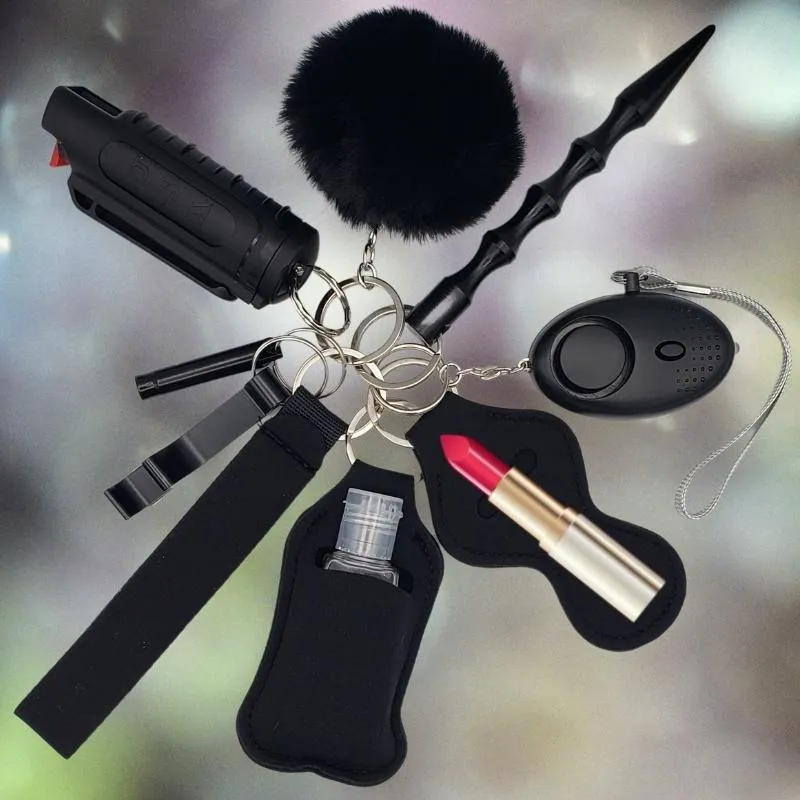 Fight Fobs® Black Beauty Self Defense Key Chain Gift Set