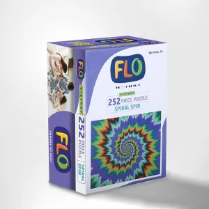FLO Toys Magic Spiral Spin 252 Pieces Puzzle For Kids Ages 8 