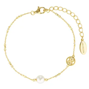 Georgini Red Carpet Globe Pearl Bracelet Gold