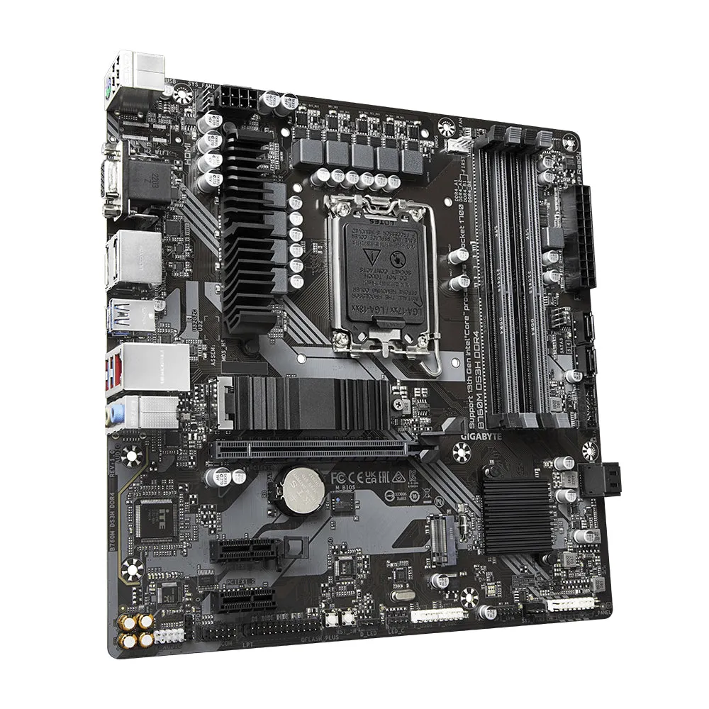 Gigabyte Mainboard B760m Ds3h Ddr4 - Micro Atx - Socket Intel 1700 - Intel B760