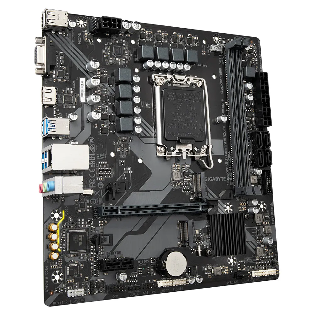 Gigabyte Mainboard B760m H Ddr4 - Micro Atx - Intel Socket Lga 1700 - Intel B760